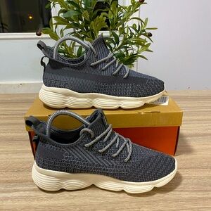 HUHV Flow 360 Grey Charcoal Ultra Light Sneaker Unisex Men’s Sz 5 / Women’s Sz 8